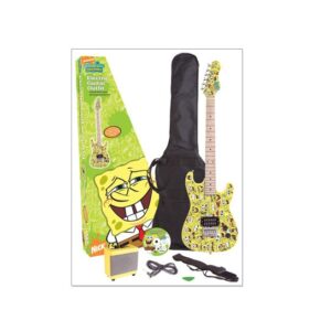 SPONGEBOB SQUAREPANTS 7/8 ELECTRIC GUITAR PACK WITH AMPLIFIER