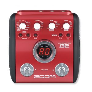 ZOOM B2 BASS MULTI FX EFFECTS PEDAL 24Bit 96Khz with 2 YEAR WARRANTY