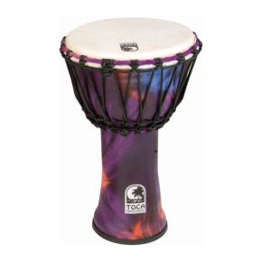 TOCA FREESTYLE DJEMBE 10 INCH PURPLE SYNTHETIC LIGHTWEIGHT