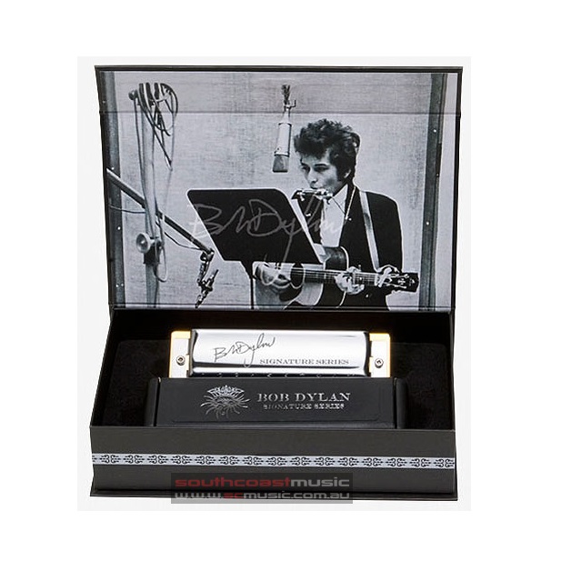 HOHNER BOB DYLAN SIGNATURE LIMITED EDITION HARMONICA - COLLECTORS ITEM