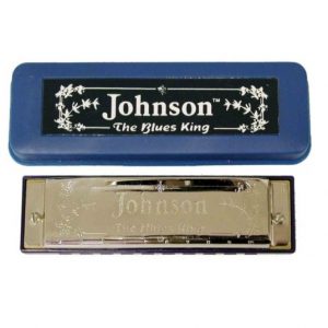 KEY OF C HARMONICA HARP IN CARRY CASE - JOHNSON BLUES KING