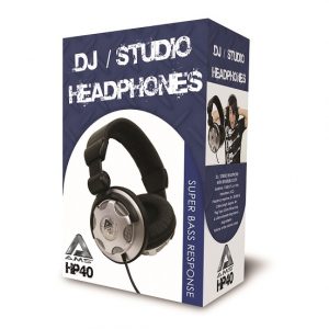 HP40 STEREO STUDIO HEADPHONES DJ OR PERSONAL USE