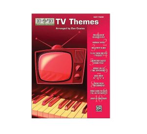 10 FOR 10 SHEET MUSIC TV THEMES EASY PIANO SOLO SONG BOOK