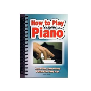 HOW TO PLAY PIANO & KEYBOARD BOOK by ALAN BROWN SONGS TECHNIQUES LESSONS LEARN