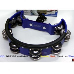 16 JINGLE PRO QUALITY DRUM HI HAT TAMBOURINE - 3 COLOURS