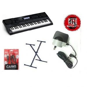 CASIO CTK7000 DIGITAL ELECTRIC PIANO KEYBOARD with FREE ADAPTOR, STAND & PP08 PACK
