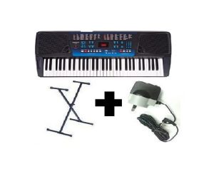HEMINGWAY HK100 DIGITAL ELECTRONIC KEYBOARD 61 KEYS STAND + ADAPTOR INCLUDED