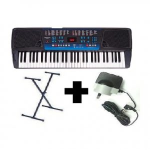 HEMINGWAY HK100 DIGITAL ELECTRONIC KEYBOARD 61 KEYS STAND + ADAPTOR INCLUDED