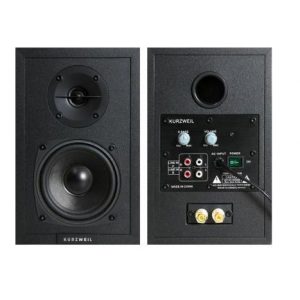 KURZWEIL KS-40A POWERED STUDIO SPEAKER MONITORS (PAIR)