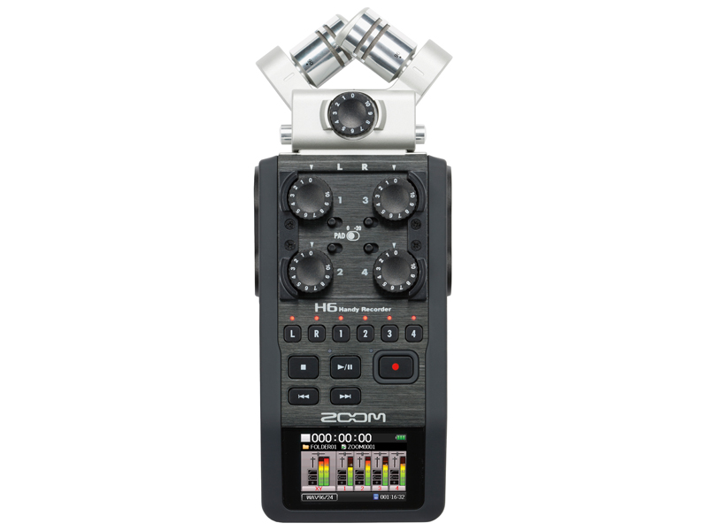 ZOOM H6 Recorder 4 input 6 Track Portable Hand Held Recorder
