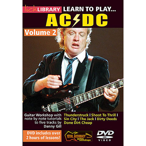 LICK LIBRARY - LEARN TO PLAY ACDC VOLUME 2 GUITAR DVD