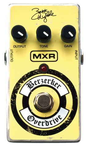 MZW44 MXR BERZERKER OVERDRIVE ELECTRIC GUITAR EFFECTS FX PEDAL DISTORTION