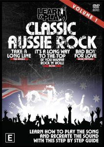 LEARN CLASSIC AUSSIE ROCK ACDC ANGELS ROSE TATTOO GUITAR DVD TUITIONAL TUTORIAL