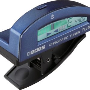 BOSS Roland TU10 BLUE CHROMATIC CLIP ON TUNER ELECTRIC ACOUSTIC BASS GUITAR