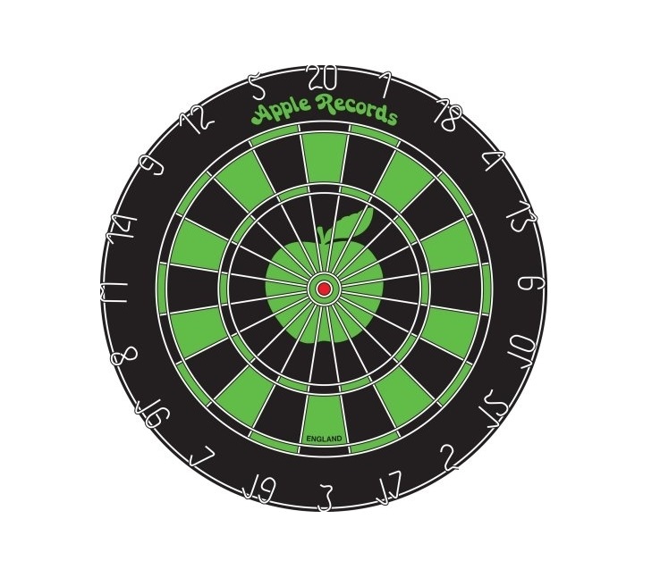 OFFICIAL PRODUCT BEATLES DART BOARD APPLE RECORDS DARTBOARD
