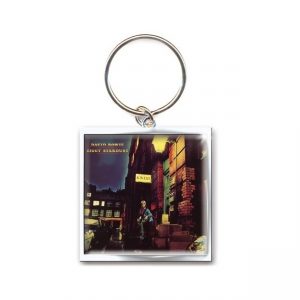 DAVID BOWIE ZIGGY STARDUST KEYCHAIN KEY RING OFFICIAL KEYRING CHAIN