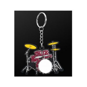 DRUM KIT KEY RING CHAIN GIFT FOR DRUMMERS KEYRING KEYCHAIN