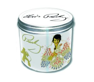 OFFICIAL LICENSED ELVIS AMERICAN EAGLE GIFT TIN SET COFFEE MUG CUP & KEY RING