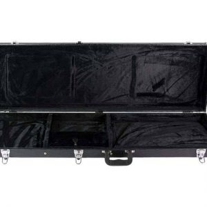 RECTANGULAR BASS GUITAR HARD CASE PLUSH LINED