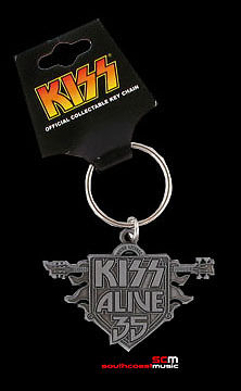 KISS ALIVE 35B KEY RING FOB OFFICIAL LICENCED MERCHANDISE KEYRING CHAIN