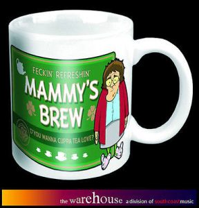 MRS BROWNS BOYS BOXED COFFEE CUP MUG MAMMYS BREW CERAMIC