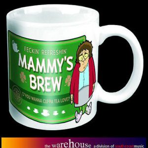 MRS BROWNS BOYS BOXED COFFEE CUP MUG MAMMYS BREW CERAMIC