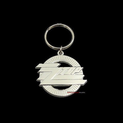 ZZ TOP LOGO KEY RING KEY CHAIN OFFICIAL LICENSED MERCHANDISE KEYRING