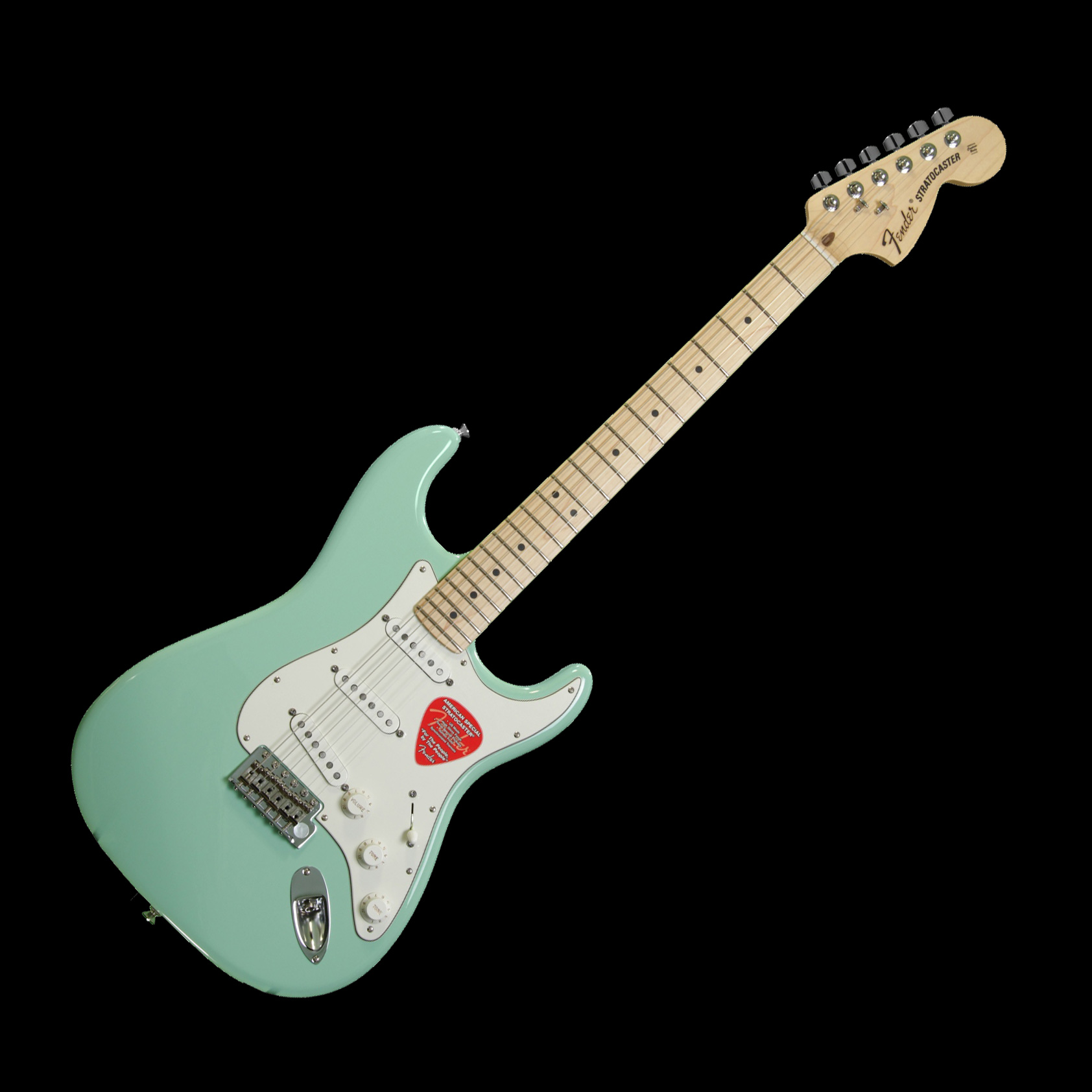 FENDER AMERICAN SPECIAL STRATOCASTER SURF GREEN MAPLE NECK