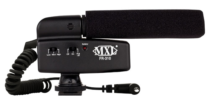 MXL FR-310 Shotgun Mic Video Camera Hot Shoe Microphone System