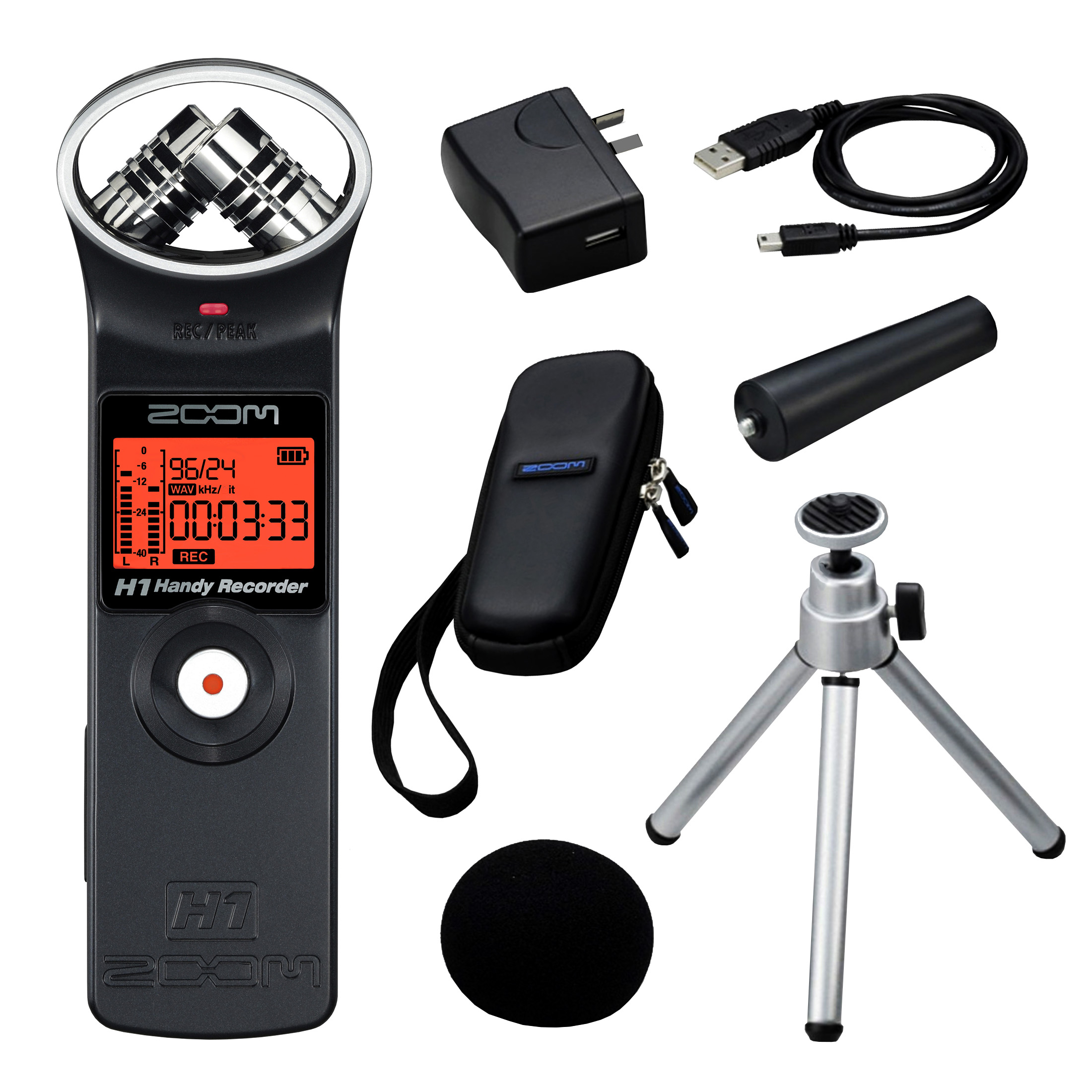 Zoom H1 Recorder Hand Held USB Microphone Version 2.0 with Zoom H1