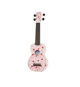HEART SOPRANO UKULELE WITH GIG BAG MAHALO ART SERIES UKE
