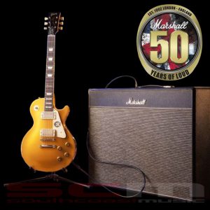 Gibson - Marshall 50th Anniversary Package Gibson Custom Shop Les Paul Gold Top and Matching Marshall Hand Made Bluesbreaker Combo