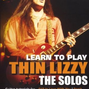 LICK LIBRARY THIN LIZZY THE SOLOS CD & DVD SET WITH JAM TRACKS ELECTRIC GUITAR