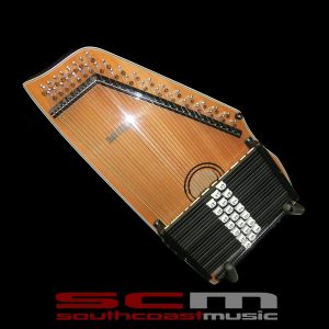 Oakridge Autoharp DH21E Spruce Top Maple Back Pickup and Hard Case
