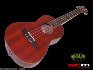 KALA KA-PDKT PADAUK TENOR UKULELE WITH PICKUP, PREAMP WITH TUNER & HARD