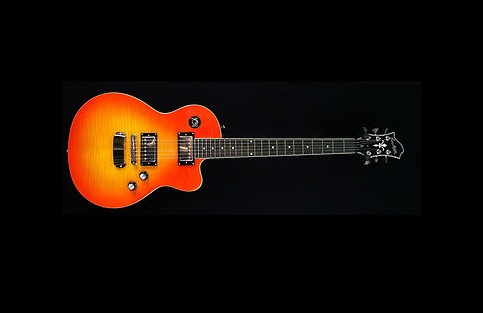 hagstrom d2h amber sunburst electric guitar