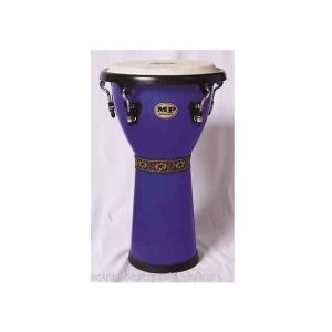 MP154 MANO PERCUSSION TUNEABLE 10 INCH DJEMBE HAND DRUM BLUE GOAT SKIN HEAD