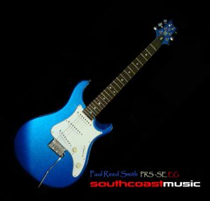 PAUL REED SMITH PRS SE EG METALLIC BLUE WITH PRS GIG BAG ON SALE