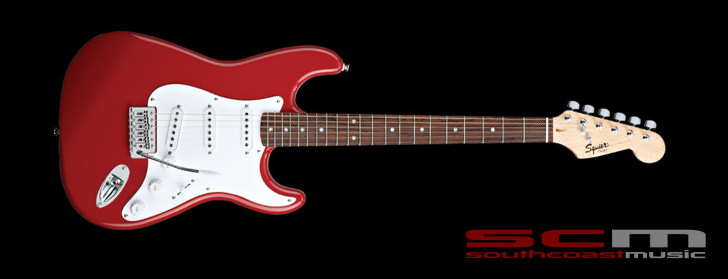 Squier bullet store fiesta red