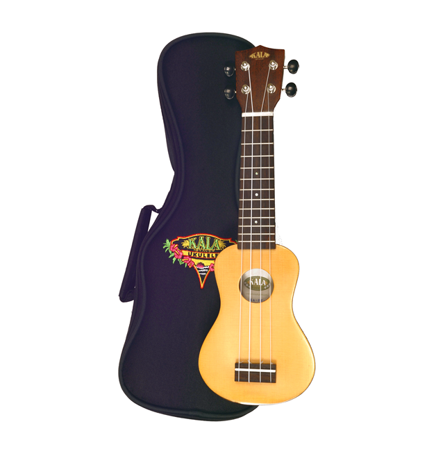 kala solid spruce top pocket sopranisimo ukulele uke ka pu sstu with