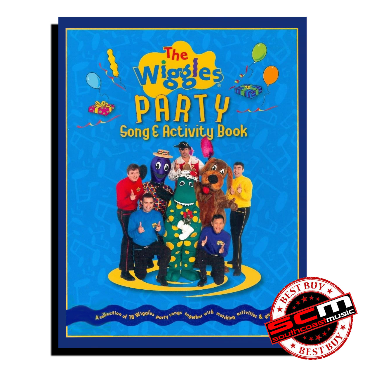 The Wiggles Party Song And Activity Book 40 Pages Of Fun Music For