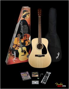 Fender DG8S Premium Pack Solid Spruce Top Acoustic Guitar Package - great guitar, great value!