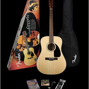 Fender DG8S Premium Pack Solid Spruce Top Acoustic Guitar Package - great guitar, great value!