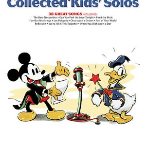 Disney Collected Kids Solos Song Book and CD of Piano Accompaniments