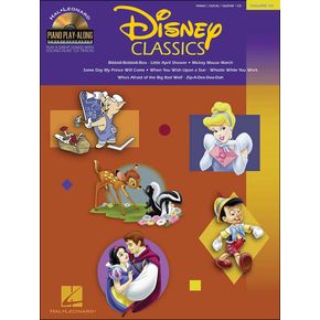 Disney Classics Piano Play Along Song Book Volume 50 with CD