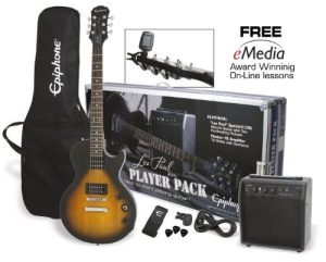 EPIPHONE GUITAR PACK SERIES PPEG-EGL1VSCH1 ELECTRIC GUITAR PACK VINTAGE SUNBURST