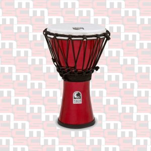 TOCA 7" FREESTYLE COLORSOUND DJEMBE - METALLIC RED finish
