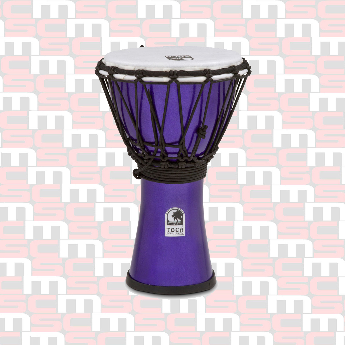 TOCA 7" FREESTYLE COLORSOUND DJEMBE - METALLIC INDIGO finish