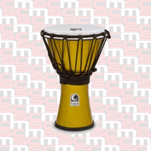 TOCA 7" FREESTYLE COLORSOUND DJEMBE - METALLIC YELLOW finish