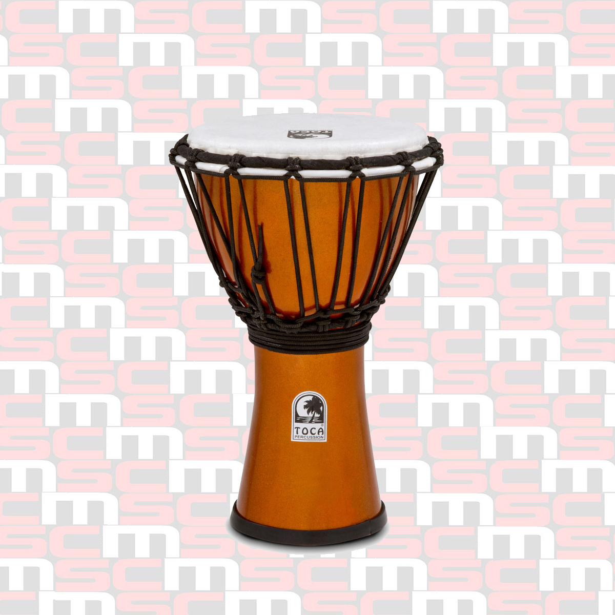 TOCA 7" FREESTYLE COLORSOUND DJEMBE - METALLIC IVY finish